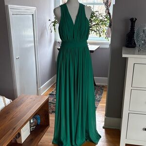 Free People Emerald Green Maxi Dress